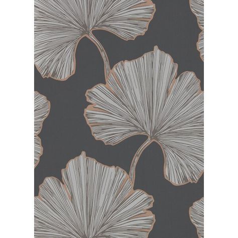 Harlequin Wallpaper, Rose Gold Wallpaper, Gingko Leaves, Wallpaper Rolls, Metallic Wallpaper, Wallpaper Direct, Wallpaper Border, Gold Wallpaper, Wallpaper Calculator