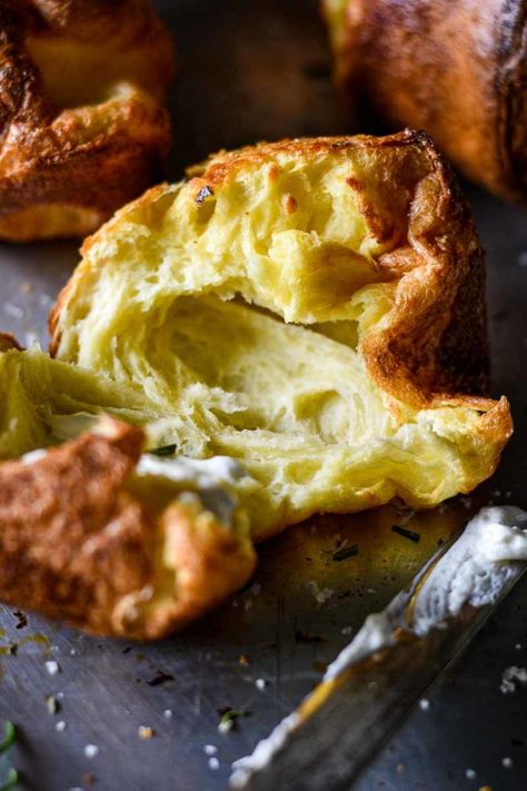 Neiman Marcus Popover Recipe, Savory Popovers, Cheesy Popovers, Popover Recipes, Parmesan Popovers, Popovers Recipes, Cheese Popovers, England Breakfast, Pop Overs