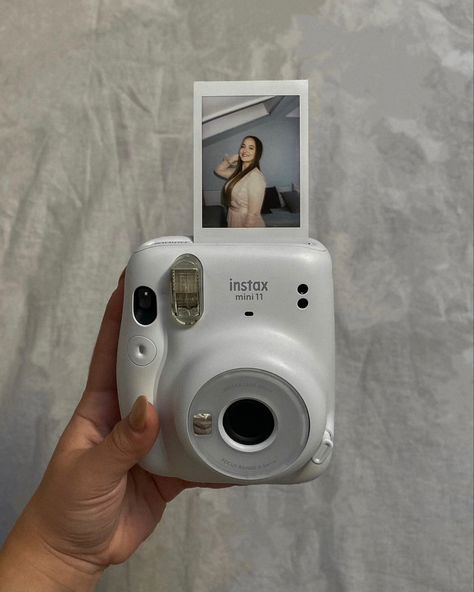 Instax mini 11 camera with photo coming out of it. Photo is of a girl in cute pink dress Polaroid Camera Pictures, Feed Filler, Filler Pics, Instax Mini 11, Ig Feed Ideas, Camera Pictures, Instax Camera, Polaroid Camera, Ig Feed