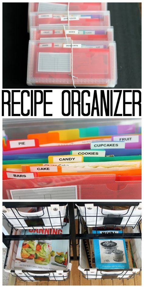 Recipe Organizer: The Best Ways to Organize Recipes! Recipes Storage Ideas, Organize Recipes Ideas, Recipe Storage Ideas, Recipe Organization Ideas, Organizing Recipes, Organize Recipes, Recipe Storage, Recipe Organizer, Recipe Paper