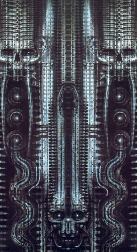 Hr Giger Wallpaper, He Giger Art, Hr Giger Architecture, Alien Hr Giger, Hr Giger Alien, Hr Giger Environment, Hr Giger Art Landscapes, Hr Giger Art, Aliens Colonial Marines