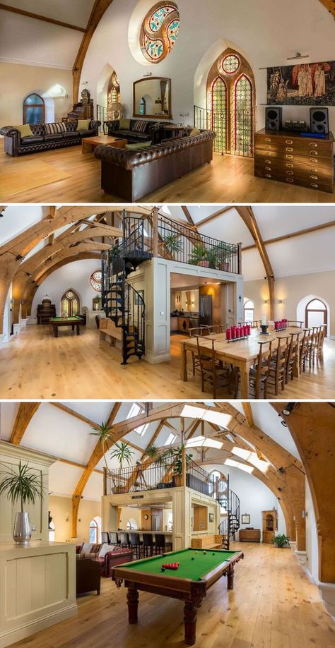 This Old Church Has Been Converted To Self-Catering Accommodation In Scotland Church Converted To Home, Barn Converted To House, Converted Church House, Old Building Renovation, Converted Barn Homes, Chapel Conversion, Converted Church, Church Home, Church Conversions