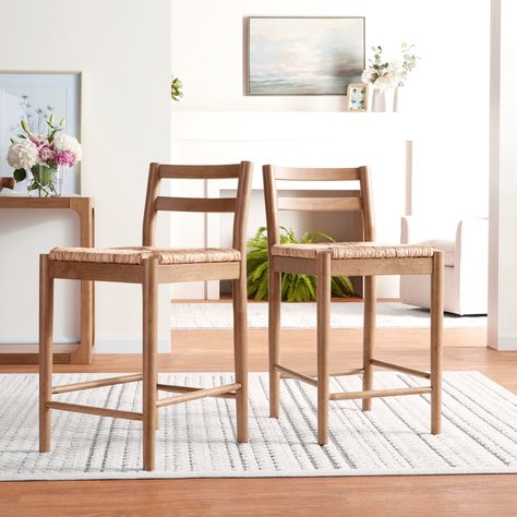 Leather counter stools