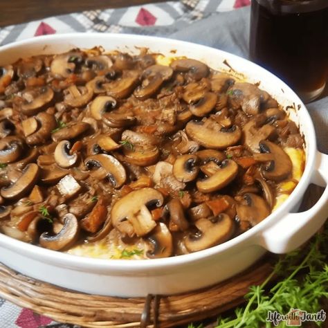 Savory Mushroom Beef Casserole Beef And Mushroom Recipe, Best Casserole Recipes, Best Casserole, Mushroom Casserole, Best Casseroles, Beef Casserole Recipes, Beef Recipes Easy, Beef Casserole, Beef Recipes For Dinner