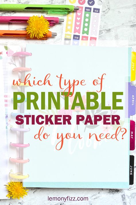 What is the best printable sticker paper to use when making planner stickers? Which type of sticker paper is best for decals? Can you print on vinyl with a regular printer? Organize School Work, Weekly Homework Planner, Cricut Sticker Paper, Organize School, Printable Vinyl Sticker Paper, Weekly Homework, Assignment Planner, Homework Planner, Printable Sticker Paper