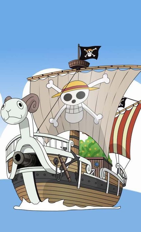 The Going Marry One Piece, The Going Merry One Piece, Going Merry Drawing, One Piece X Hello Kitty, Going Mary One Piece, One Piece Ship Going Merry, Going Merry Wallpaper, Going Marry One Piece, Going Merry Tattoo