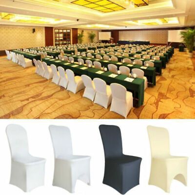 Top Rated 100 Universal Chair Covers Stretch Spandex for Wedding Party Banquet Hotel Decor, HOME & DECOR Roman Pillars, Flower Pedestal, Black Chair Covers, Stables Wedding, Dessert Display Wedding, Chair Covers Party, Photo Booth Backdrop Wedding, Wedding Ceiling, Rose Petals Wedding