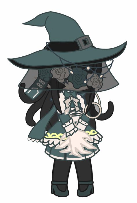 Halloween Costumes Gacha Club, Gacha Club Ghost Outfit, Gacha Club Halloween Outfits, Witch Gacha Outfit, Gacha Life Halloween Outfits, Gacha Halloween Outfits, Witch Outfits Gacha Club, Gacha Witch Oc, Cute Witch Outfits Drawing