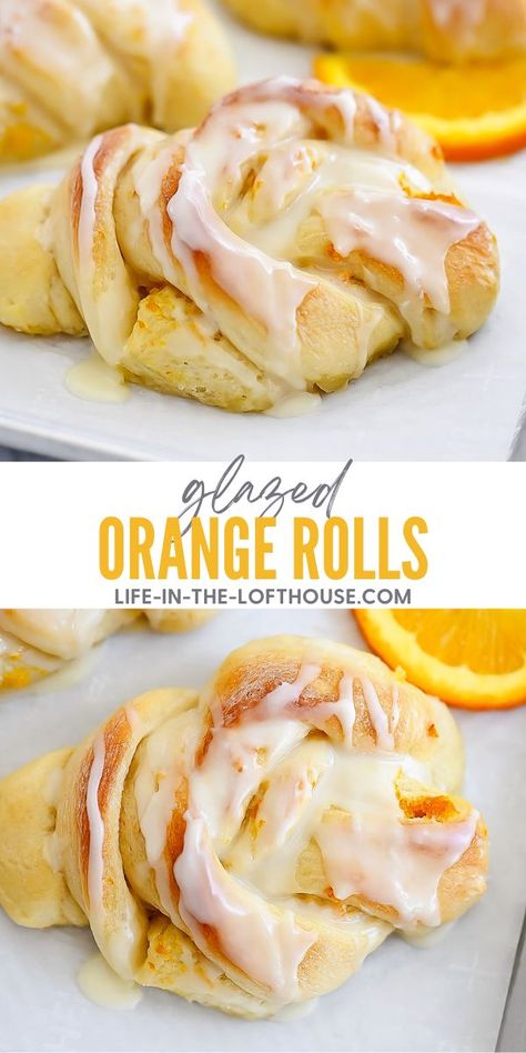 Orange Roll Knots Orange Recipes Dessert, Orange Sweet Rolls, Danish Pastries, Rice Side Dish Recipes, Healthy Bread Recipes, Orange Rolls, Rice Side, Homemade Rolls, Pumpkin Cinnamon Rolls