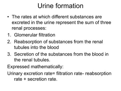 Physiology of urine formation and kidney function test swati mam | PPT Formation Of Urine Notes, Urinary Formation, Urine Formation, Kidney Pathophysiology, Function Of Kidney, Kidney Function Test, Fluid And Electrolytes, Blood Flow