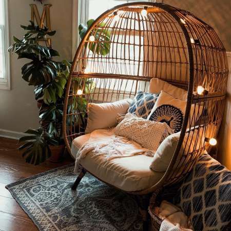 Southport Patio Egg Chair - Opalhouse : Target Finds Aesthetic Egg, Swing Chair, Target Finds, Cozy Room Decor, Boho Room, Awesome Bedrooms, Living Room Decor Apartment, Cozy Room, Room Inspiration Bedroom