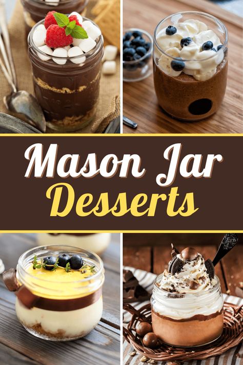 Jar Dessert Recipes, Desserts In A Jar, Mason Jar Cheesecake, Mason Jar Baking, Mason Jar Desserts Recipes, Mason Jar Cakes, Jar Desserts, Desserts Thanksgiving, Holiday Mason Jar