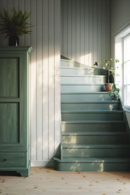 Hall Deco, Remodel Diy, Casa Country, Stair Case, Painted Stairs, House Inspo, House Inspiration, My Dream Home, Bathroom Remodel