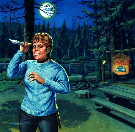 Pamela Voorhees, Jason Edmiston, Creepy Artwork, Horror Vintage, Slasher Film, Tv Horror, Horror Movie Icons, Horror Posters, Horror Movie Art