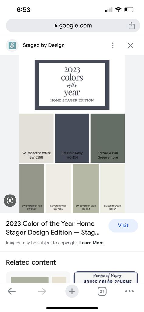 Navy Brown Green Color Palette, Gray Navy Sage Bedroom, Navy Green And Cream Living Room, Blue And Green Farmhouse Bedroom, White Dove And Green, Blue Green Home Color Scheme, Sage Green And Blue Home Decor, Hale Navy And Green, Hale Navy Color Scheme