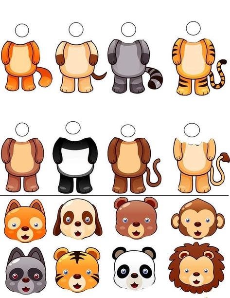 Zoo Animal Activities For Preschool Free Printable, Kids Worksheets Preschool, Preschool Activities Toddler, Kindergarten Learning Activities, Baby Learning Activities, Preschool Art Activities, Kindergarten Learning, Preschool Activity, Kids Learning Activities