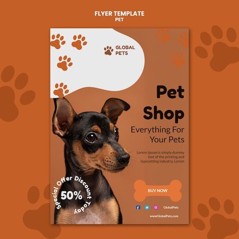 Free PSD flat design pet adoption poster... | Free Psd #Freepik #freepsd #vertical-poster #pet-flyer #flat-poster #pet-friendly Pet Flyer Design, Pet Shop Poster Design, Pet Poster Design, Adoption Poster, Pet Shop Logo Design, Pet Store Design, Pet Magazine, Pet Shop Logo, Poster Design Layout