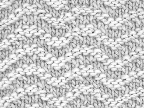 How to Knit Ripple Stitch #knitting Knitting For Dummies, Felting Embroidery, Knitting Stitch Patterns, Ripple Stitch, Baby Blanket Patterns, Extra Yarn, Knit Purl, Knitted Afghans, Wavy Lines