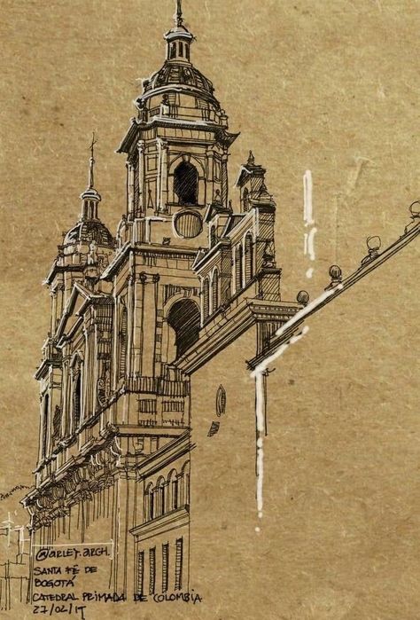 Architecture Drawing Sketchbooks, A Level Art Sketchbook, Architecture Sketchbook, Pen Art Drawings, Character Artist, Architecture Design Drawing, Perspective Art, Architecture Concept Drawings, Architecture Drawing Art