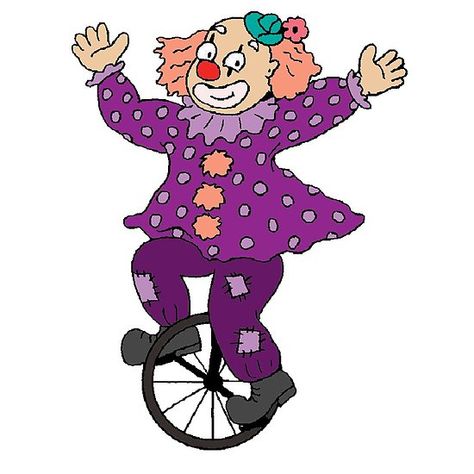 Clown riding a unicycle Tee Designs, Unicycle, Vintage Tee, Hardcover Notebook, Wall Art Canvas Prints, Vintage Tees, Art Boards, Wall Tapestry, Circus