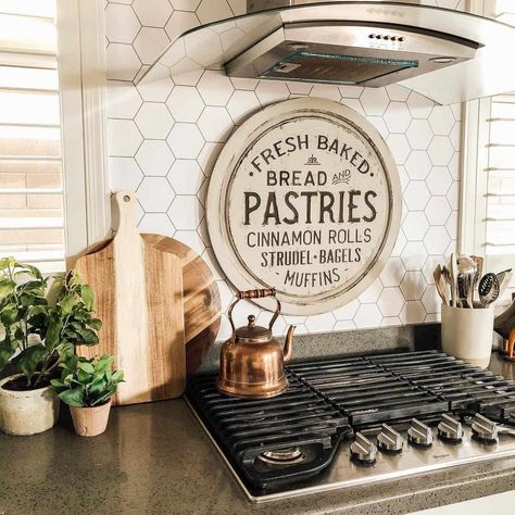 33 Ideas for Memorable Backsplash Behind Stove Peel And Stick Wallpaper Backsplash, Hex Tile Backsplash, Behind Stove Backsplash, Square Tile Backsplash, Wallpaper Backsplash, Gray Subway Tile Backsplash, Honeycomb Backsplash, Stove Decor, Kitchen Niche