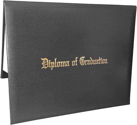 Amazon.com : Herrenbek Imprinted Diploma Cover 8.5”x11” Graduation Covers Certificate Document Holder Smooth Leatherette : Office Products Homeschool Graduation, Graduation Diploma, Certificate Holder, Leather Folder, Black Office, Document Holder, Graduation Ceremony, Office Products, Leather