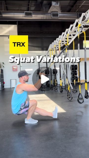 Mark Campbell - TRX on Instagram: "Today’s TRX “How To” we are checking out some TRX Squat variations!🦵🏻  1. TRX Single Leg Squat 2. TRX Front Squat 3. TRX Hamstring Curl BONUS!  4. TRX Crunch  Which one is your favorite?   Try adding in a new one to your next squat based workout! 💪🏻  @trxtraining   #corestrong  #kcmotrxs  #trxhowto #westsidestrong" Trx Pull Up, Trx Legs And Glutes, Trx Leg Workout, Trx Leg Exercises, Trx Core, Trx Squat, Trx Yoga, Trx Class, Trx Full Body Workout