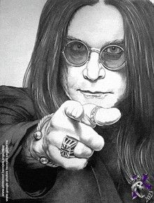 Rockband Logos, Ozzy Osbourne Family, Actor Portrait, Tupac Art, Rock N Roll Art, Prince Of Darkness, Black And White Sketches, Celebrity Drawings, Ozzy Osbourne