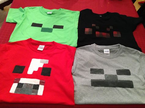 Minecraft Tshirt Ideas, Minecraft Shirts, Minecraft Costumes, Diy Minecraft, Fits Clothes, Fire Fits, Cool Fits, Swaggy Outfits, Dream Clothes