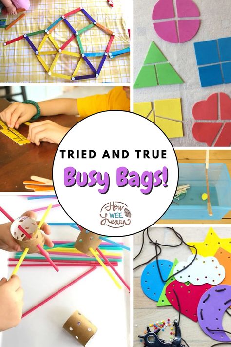 Busy Bags For Preschoolers, Busy Bags For Toddlers, Time Activities For Kids, Quiet Time Boxes, Toddler Busy Bags, Busy Activities, Activity Bags, First Day Of Kindergarten, Quiet Time Activities