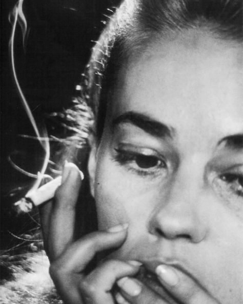 23 on Instagram: “Jeanne Moreau photographed by David Bailey, 1964 #jeannemoreau #davidbailey #60s #smoking #cigarette #portrait #blackandwhite #photo…” David Bailey Photography, 70s Celebrities, Fotocamere Vintage, Cinema Video, Francois Truffaut, Jeanne Moreau, French New Wave, David Bailey, I Love Cinema