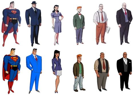 DC Daily on Twitter: "Concept art for Superman: The Animated Series compared to their final designs https://t.co/u4HDBMl5In" / Twitter Wolverine Cartoon, Adventures With Superman, My Adventures With Superman, Superman The Animated Series, Darwyn Cooke, Superman Characters, 1940s Looks, Jimmy Olsen, Superman Man Of Steel