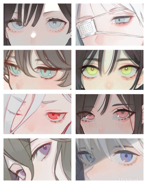 How To Draw Anime Eyes, Seni Dan Kraf, Anime Eye Drawing, Arte Inspo, Digital Painting Tutorials, Anime Drawings Tutorials, Anime Eyes, Digital Art Tutorial, Eye Drawing