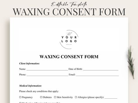 Prostate Health Men Waxing Consent Form, Wax Room, Prostate Health Men, Waxing Services, Microsoft Word 2007, Consent Forms, Word 2007, Form Template, Microsoft Word Templates