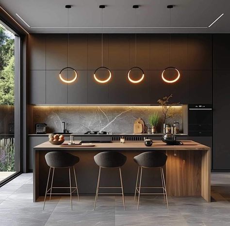 Kitchen Light Fixtures, Top Kitchen Designs, Inspiring Lifestyle, Kitchen Luxury, 2024 Kitchen, Instagram Kitchen, Dream Kitchens Design, Modern Kitchen Interiors, Happy Kitchen