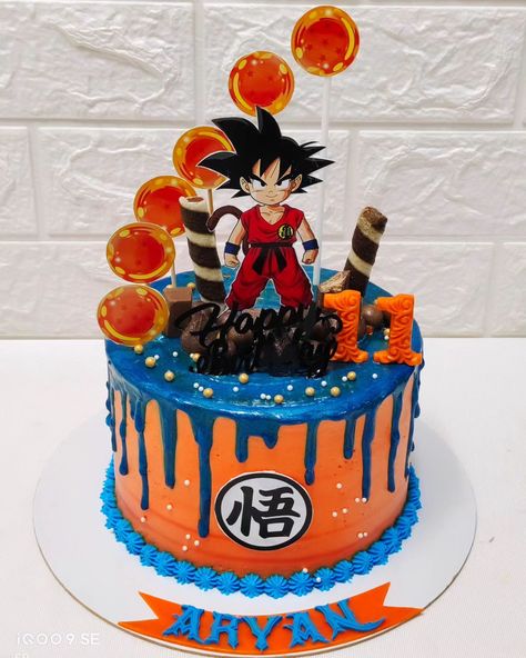 Goku theme chocolate mousse with choco chips flavour cake 🎂 #goku #gokucake #cakedesign #cakeart #cakestyle #cake #cakes #cakedecorating #bestcakeinahmedabad #chandkhedacakes #gandhinagarcakes #ahmedabadcakes #bestcakeintown #homebaker #homebaking #ahmedabad #baking #birthdaycake #birthday #instacake #instagood #instafood #instagram #instalike #bussiness #entrepreneur Dragonball Z Cake, Goku Birthday, Pirate Ship Cakes, Cake Designs For Boy, Anime Cake, Ball Birthday Parties, Ball Birthday, Choco Chips, 10th Birthday Parties