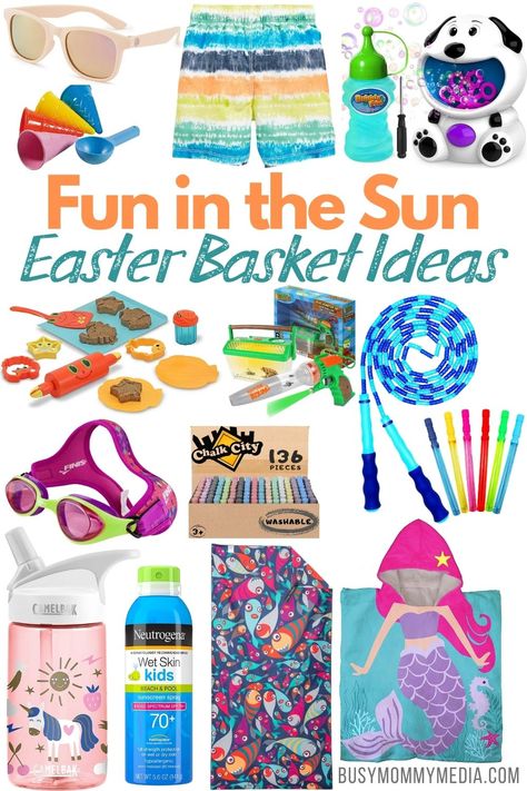 Are you looking for the best Easter basket gift ideas for kids? Tis Fun in the Sun themed Easter basket is perfect to stock your kids up for summer! Toddler Easter Basket, Avocado Cake, Unique Easter Baskets, Creative Easter Baskets, Cake Easter, Baby Easter Basket, Easter Crafts For Toddlers, Candy Easter Basket, Girls Easter Basket