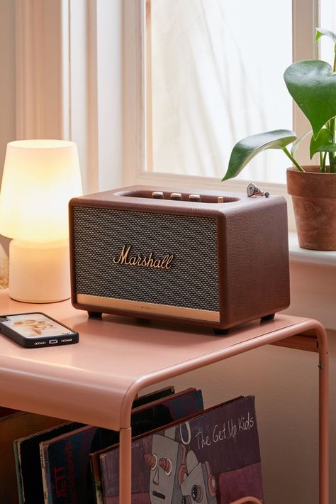 Marshall Acton Ii, Marshall Kilburn, Marshall Bluetooth, Marshall Acton, Marshall Stanmore, Wood Wall Shelf, Bedroom Space, Studio Ideas, Wireless Speakers Bluetooth