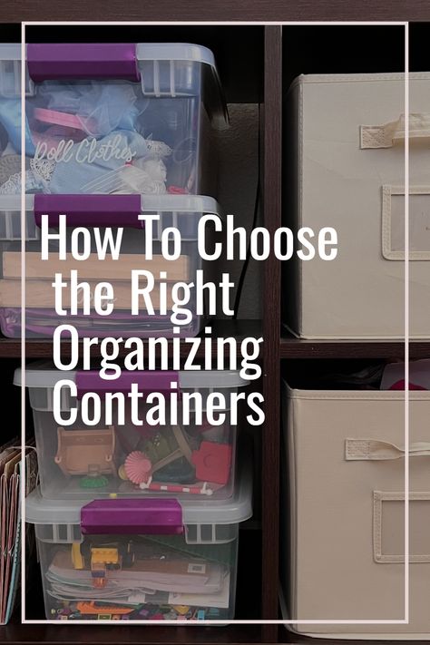 This guide will help you choose the right organizing containers —from location to organizing style —this is your ultimate breakdown. Organize Plastic Containers, Organizing Containers, Junk Organization, Diy Home Updates, Mom Time Management, Photo Box Storage, Bathroom Sink Organization, Plastic Storage Containers, Plastic Container Storage