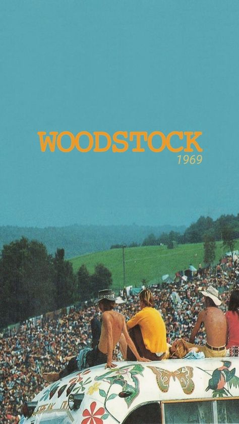 Vintage Woodstock Posters, Woodstock 1969 Wallpaper, Woodstock Poster Vintage, Woodstock Festival Poster, Woodstock Music Festival, Woodstock Festival Aesthetic, Hippies In The 60s, 70s Festival Aesthetic, 60s Music Posters