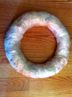 The Pleasantest Things: Upcycled Free Wreath Form Tutorial Cardboard Wreath Form, Wonderful Friend, Circle Crafts, Felt Roses, Fabric Wreath, Halloween Crafts Decorations, Do It Yourself Crafts, Xmas Wreaths, Craft Club