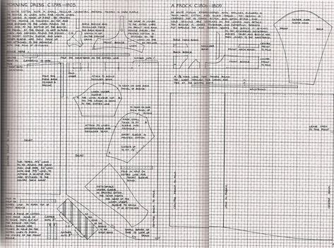 18th Century Dress Pattern, Janet Arnold, Regency Clothing, Historical Sewing, 18th Century Dress, Patterns Of Fashion, 1800s Fashion, Costume Tutorial, Regency Fashion