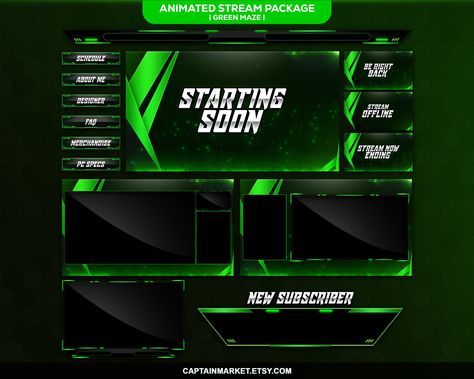 Animated Twitch Overlay, Stream Overlay, Twitch Overlay, Be Right Back, Cool Animations, Brand Packaging, Digital Drawings, Digital Drawing, Drawing Illustrations