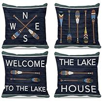 Hiking Bedroom Theme, Lake Decorating Ideas, Lake House Decorating Ideas, Lake House Furniture, Small Lake Houses, Welcome To The Lake, Lake House Cabin, Lake Cabin Decor, Basement Designs