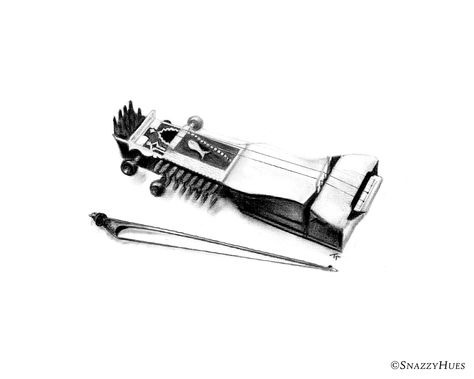 Sarangi Instrument Drawing, Sarangi Instrument, Instrument Drawing, Charcoal Sketch, Temple Architecture, India Ink, Ancient Temples, Charcoal Drawing, Musical Instrument