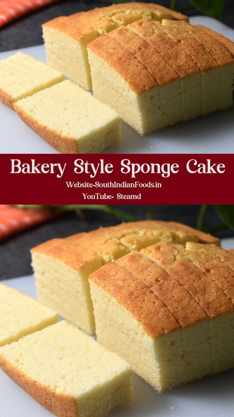 Bakery style vanilla sponge cake Basic Sponge Cake Recipe, Vanilla Sponge Cake, Sponge Cake Recipes, Vanilla Sponge, Sponge Cake, Indian Recipes, Powdered Sugar, Indian Food Recipes, 1 Cup