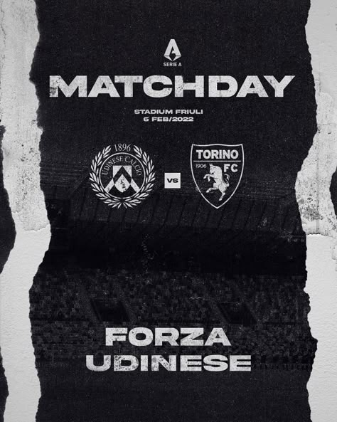 Udinese Football Club Branding on Behance Club Branding, Photoshop Tutorial Graphics, Sports Design Ideas, Gfx Design, Poster Vintage Retro, Church Poster Design, Sports Design Inspiration, Text Logo Design, Soccer Poster