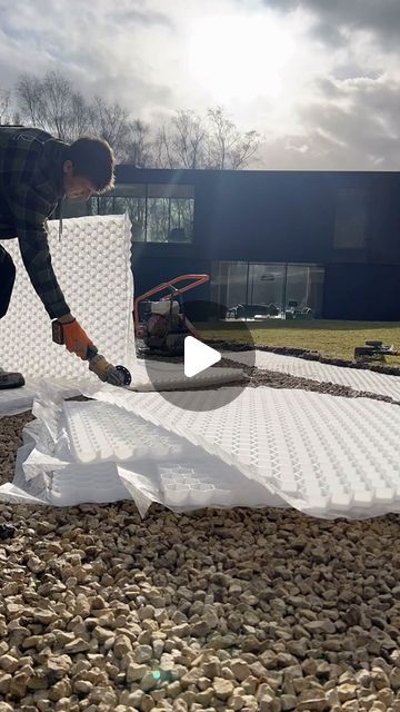 Alistair Gardner on Instagram: "Gravel grids going down 🤟🏼 great product by @core_lp_hq #driveway #grids #gravel" Gravel Driveway Landscaping, Gravel Grid, Gravel Driveway, Driveway Landscaping, January 23, Driveway, Landscaping, On Instagram, Instagram