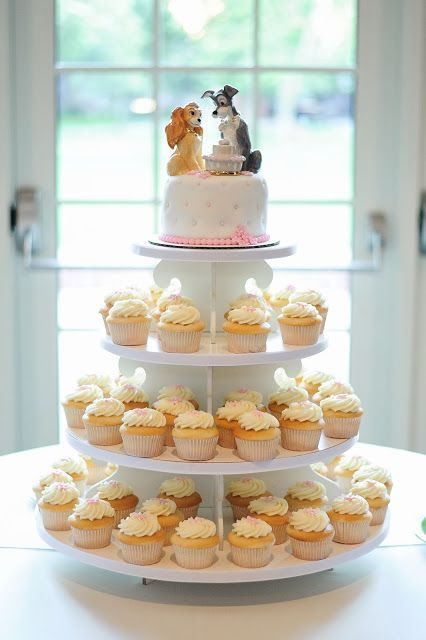 Vow Renewal Cake, Cupcake Tier, Disney Wedding Cake, Disney Weddings, Eternal Flame, Wedding Cake Table, Rustic Wedding Cake, Cupcake Tower, Wedding Cakes With Cupcakes