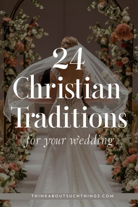 Planning a Christian wedding? Find ideas that blend spiritual traditions with beautiful decor. From the ceremony to the reception, these suggestions will help you design a heartfelt and inspiring event. Wedding Ideas For Husband, Hallway Wedding Decorations, Decor For Church Wedding, Small Family Wedding Ceremony, Wedding Reception Traditions, Old Wedding Traditions, Christian Ceremony Ideas, Union Ceremony Ideas Wedding, Christian Wedding Traditions